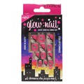 NAILS GLOW PRE-GLUED (11441)