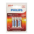 PHILIPS AAA ALKALINE 4PK