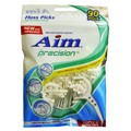 aim floss picks nylon thread mint 90ct