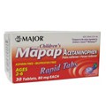 MAJOR MAPAP CHILD RAPID TAB 30CT