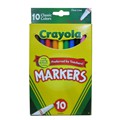 CRAYOLA MARKERS FINELINE 10CT