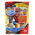 SPIDERMAN COLORING SET & STAMP