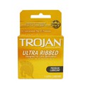 TROJAN ULTRA RIBBED 3CT