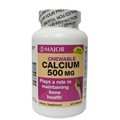 MAJOR CALCIUM 500MG CHEWABLE TAB 60CT