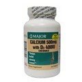 MAJOR CALCIUM 500MG W D3 400IU CHEW TAB 60CT