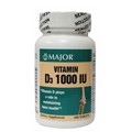 MAJOR VITAMIN D3 1000IU TAB 100CT